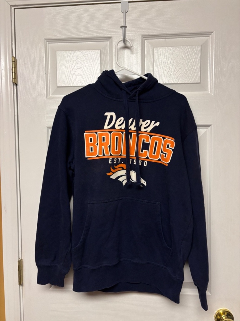 Denver Broncos - Vintage - Handshigh - Dark Blue -  Hoodie - Size: M